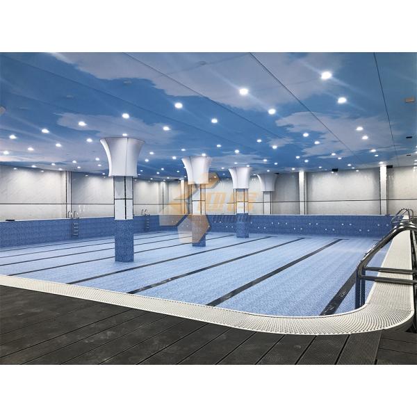 Zn-Al-Mg Steel Frame Temporary Training Swimming Pool Prefabricated Inground Swimming Pool