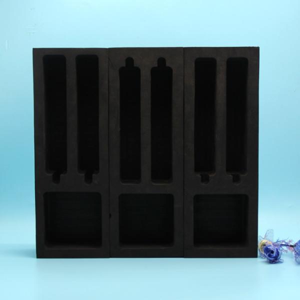 Black Die Cut Packaging Foam Inserts / Tray Eco Friendly Material Durable