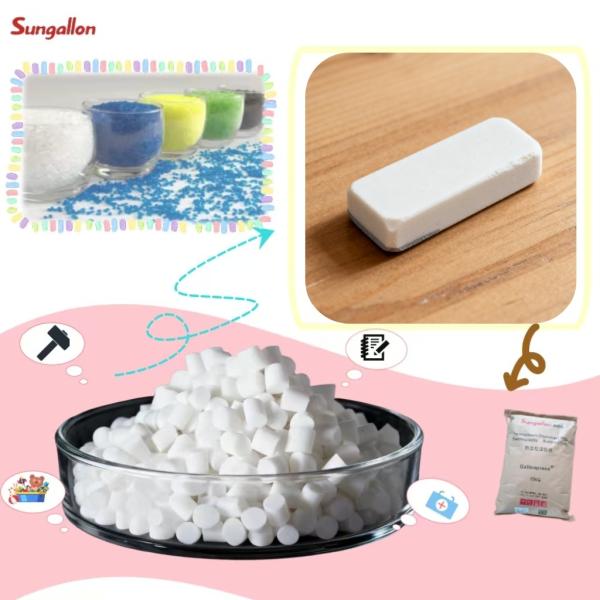 In-Stock Supply of TPE Particles for School Erasers Smooth Wiping & Durable Skin-Friendly Molding Grade