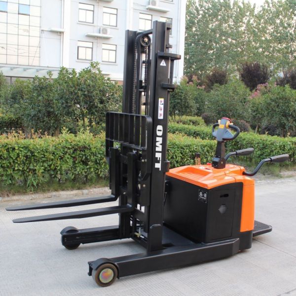 1t 1.5t 2t Electric Reach Truck steel PU Explosion-Proof Automatic Fork Lift CE ISO SGS