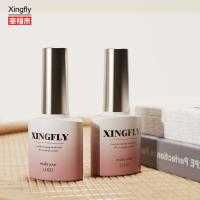 Botella de esmalte de uñas de 8 ml Impresión personalizada de gel vacío Botellas de vidrio de esmalte de uñas