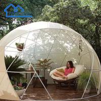 Outdoor Large Holiday Hotel Commercial Transparent Canvas Geodesic Dome House Tent For Sale