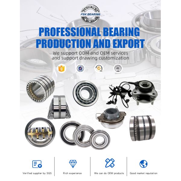 China FSK AG5032020A Air Conditioning Compressor Double Row Angular Contact Bearing 50*72*20mm ABEC-5