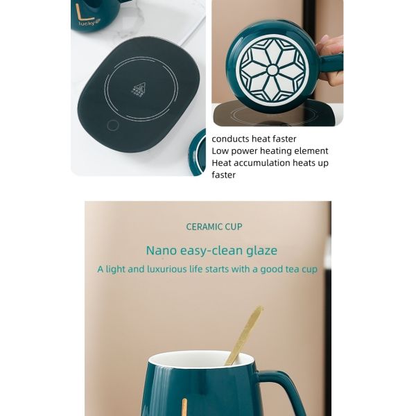 Customized Request Cup Warmer Heater Hot Plate for Milk Tea Water Heating Coaster