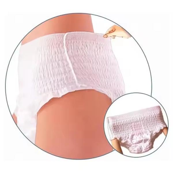 Postpartum Disposable Period Panties Stretchy Waist Biodegradable Materials Gym Active Use Sanitary Napkin Pants