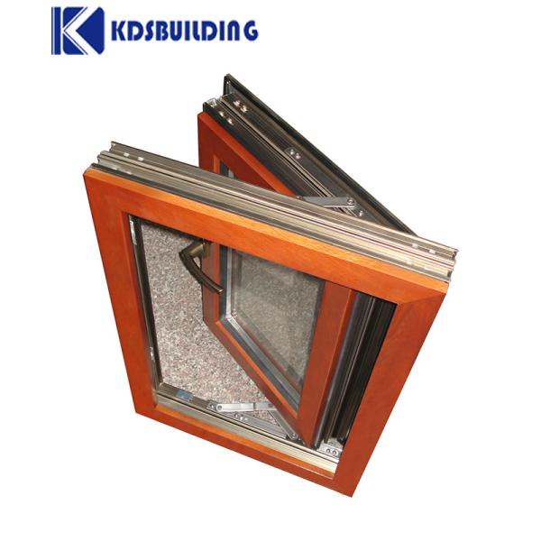KDSBuilding American style aluminium clad wood window  top sales wangli casement windows