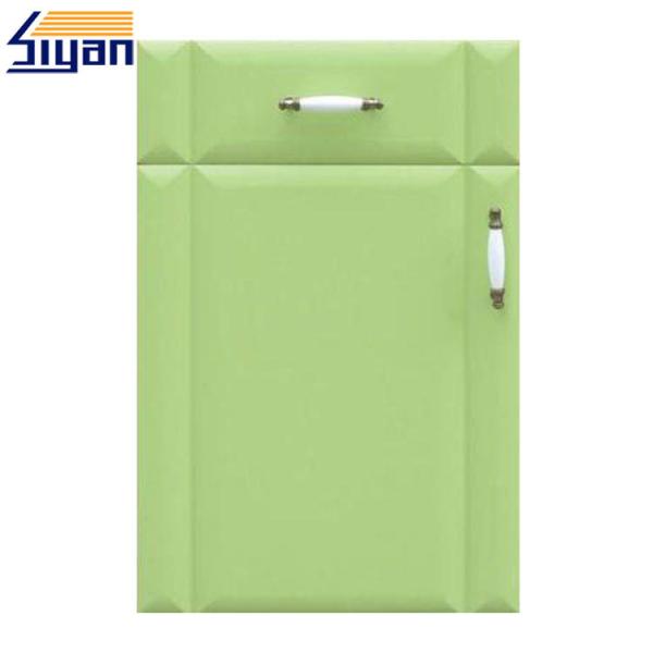 High End MDF Replacing Kitchen Cabinet Doors And Drawer Fronts Green Color