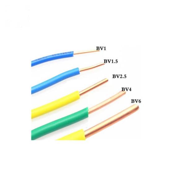 bare copper conductor building electrical cable and wires H07V-U cables