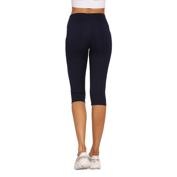 Senda Sustainable Women Yoga Green Short Length Gym Leggings
