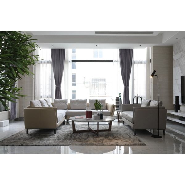 Contemporary Style High End New Model Large Corner Italian Sofa