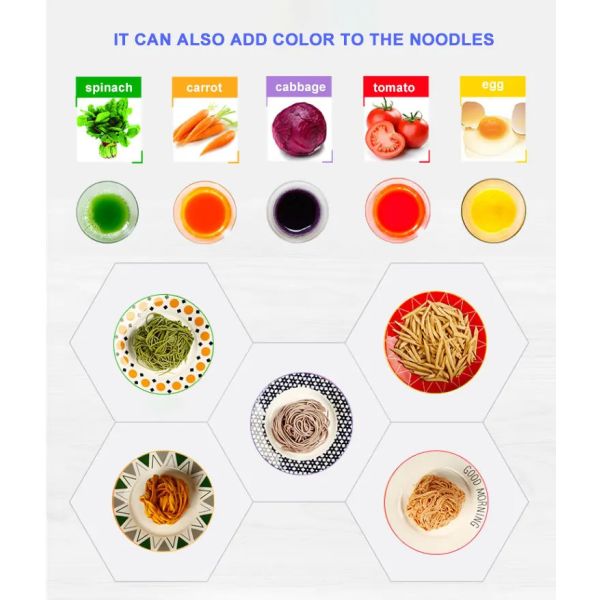 Máquina de fazer massas com operação fácil máquina automática de fazer macarrão