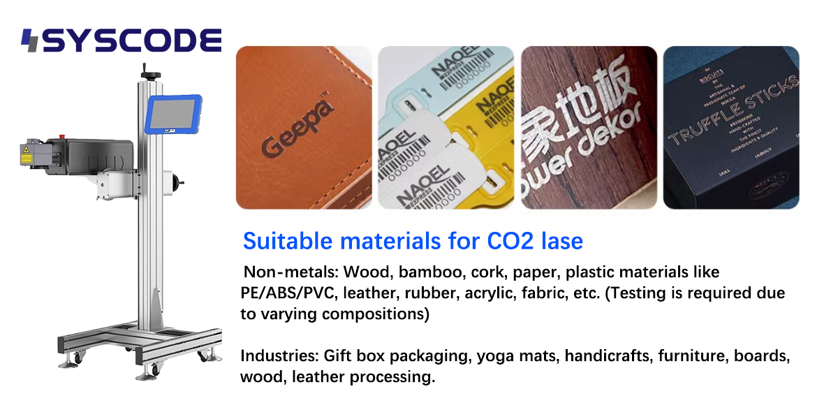 CO2 Laser Marking System - High-Speed & Precision Non-Metal Marking Solution