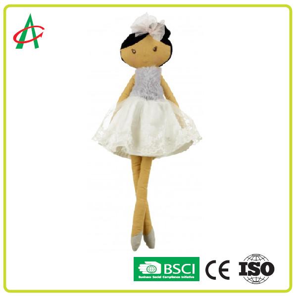 BSCI EN71 PP Cotton Stuffed Plush Doll In Ballet Dress