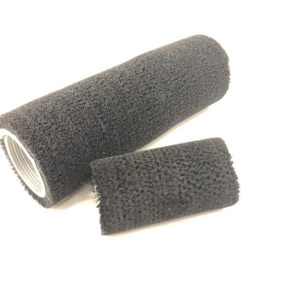 Polissagem de nylon escova de cilindro industrial escova de fio cilíndrico de rolos óxido de alumínio