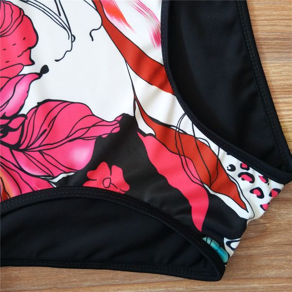 Women Sexy Printed Bikini Set Push-Up Padded Bow Swimwears Swimsuit Beachwear Sexy Women's Swimsuits Bather Swimwear