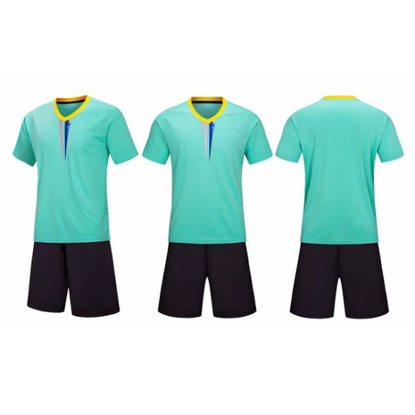 Формы футбола молодости рукава светлой доски короткие для школьников