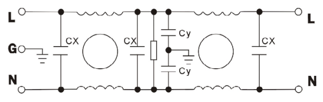DEA4-GD Rail Series EMI Filter 3A-20A однофазный высокопроизводительный силовой фильтр