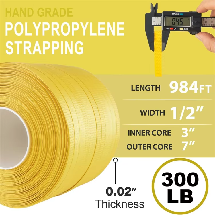 5-19mm Polypropylene Strapping Use On Handheld Strapping Tool Pneumatic Pet PP Strapping Machine