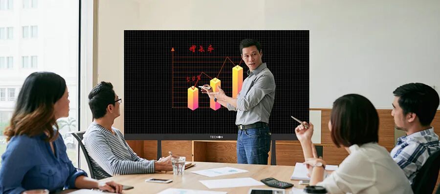 All In One Intelligent Interactive LED Display Ultra Thin For Government Education corporate