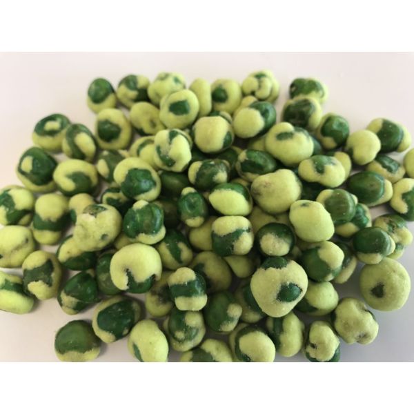 Высушенный зажаренный желтый Wasabi покрыл еду закуски зеленых горохов хрустящую и хрустящую гайки с аттестацией ХАЛЯЛЬНОГО/BRC
