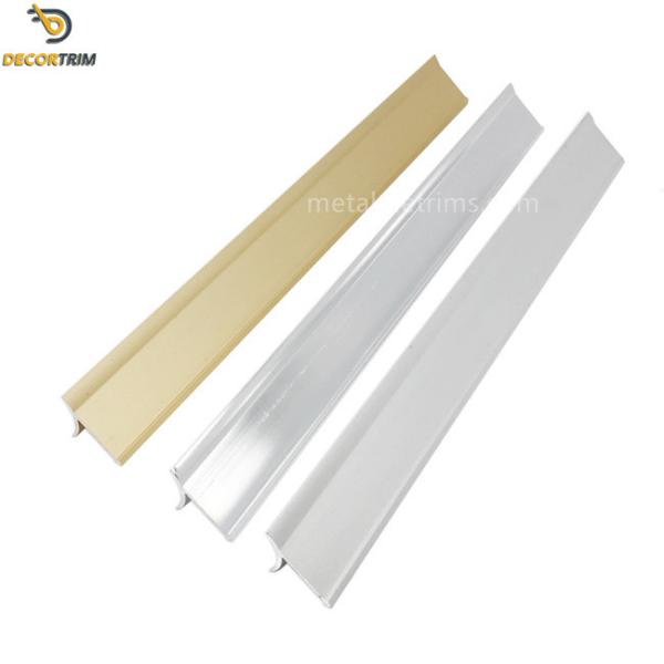 Aluminum 6063 Internal Corner Tile Trim With Anodized Powder Coat Surface