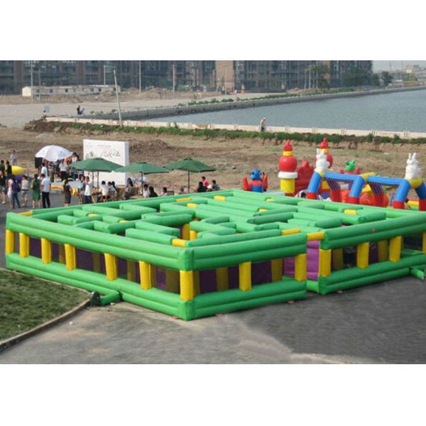 Giant Inflatable Interactive Games / Amusement Park Inflatable Maze