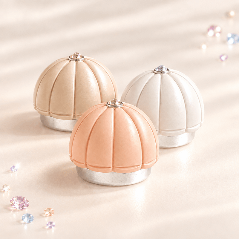 Perfume Bottle Caps Magnetic Weighted Plastic Dome Ribbed Cover Accessory