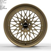 18*8.5 Alumine forgée Satin bleu Bronze roues 5*100 Nouveau personnalisé pour voiture modifiée