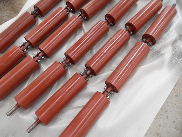 Powder Coating 45kw DT II Transition Idlers In Belt Conveyor