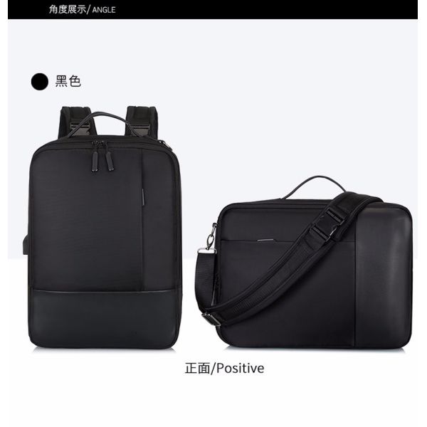 Large capacity travel mochilas crossbody notebook backpack unisex waterproof 15.6'' convertable laptop bag