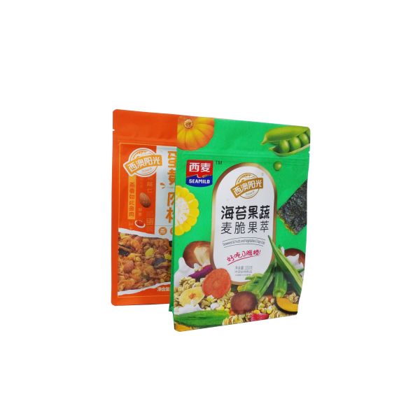 Poche de jus en papier d'aluminium, sac en plastique recouvre-boucle avec sac à jeter