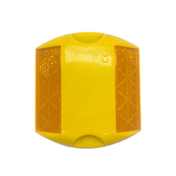 Single Side Amber Reflective Road Studs PMMA cat's eye reflective road stud