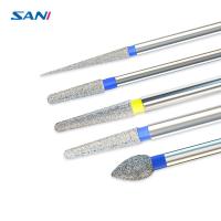 velocidade de aço inoxidável dental Handpiece do departamento Diamond Bur Set For High de 11mm