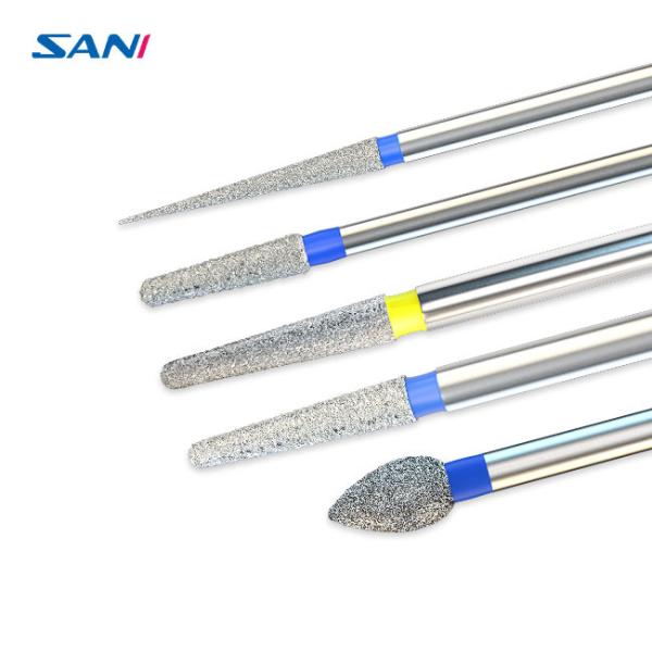 Stainless Steel Silver 11mm FG Dental Diamond Burs CE ISO FDA Certification For RCT