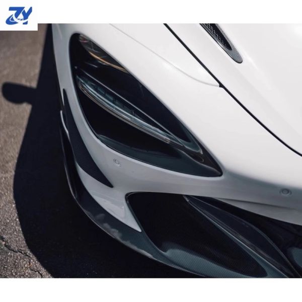 Suitable for McLaren 720S Modified Dry Carbon Fiber RY Front Bumper Blade