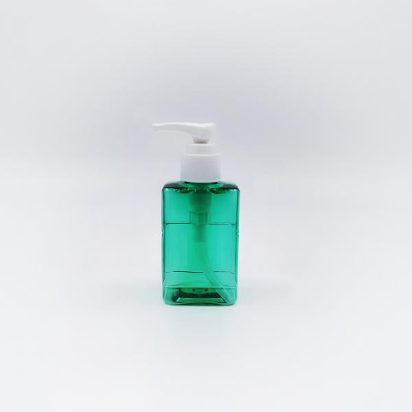 Multicolor Square Plastic Bottle With PP Lotion Pump 100ml