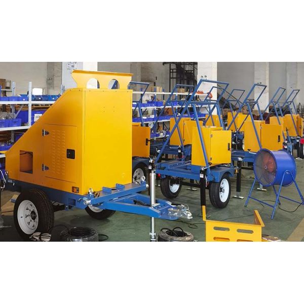 Mobile Solar Powered Camera Cctv Trailer Mounted Telescopic Mast Portable Solar Powered Camera Trailer For Public Activity Monitoring