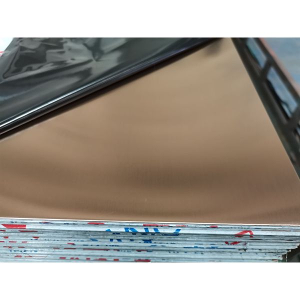Gold 201 Stainless Steel Sheet Plate 316 Colour PVC Coated ASTM JIS AISI