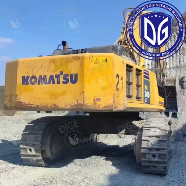 PC700 Komatsu 70-тонный экскаватор, оригинальный из Японии, острое оружие для крупных строительных работ.