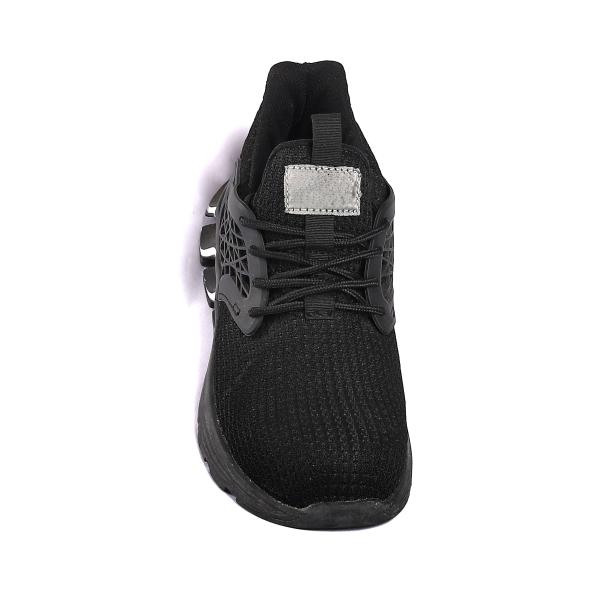 US 6-12 Size Options Fly Knit Safety Shoes With Electric Hazard Protection And Nylon Fabric Gusset Tongue