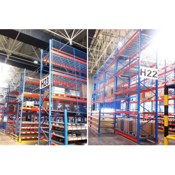 Back Wire Mesh Fencing for Warehouse Storage Rack Heavy Duty Pallet Racking