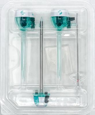 Jogo Laparoscopic descartável de Trocar Kit Optical 5mm Trocar para a cirurgia médica