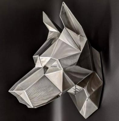 SUS 304 316L Escultura de animais de aço inoxidável, para decoração exterior