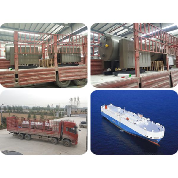 WDR Horizontal Industrial Electric Steam Boiler Low Pressure With Large Steam Space