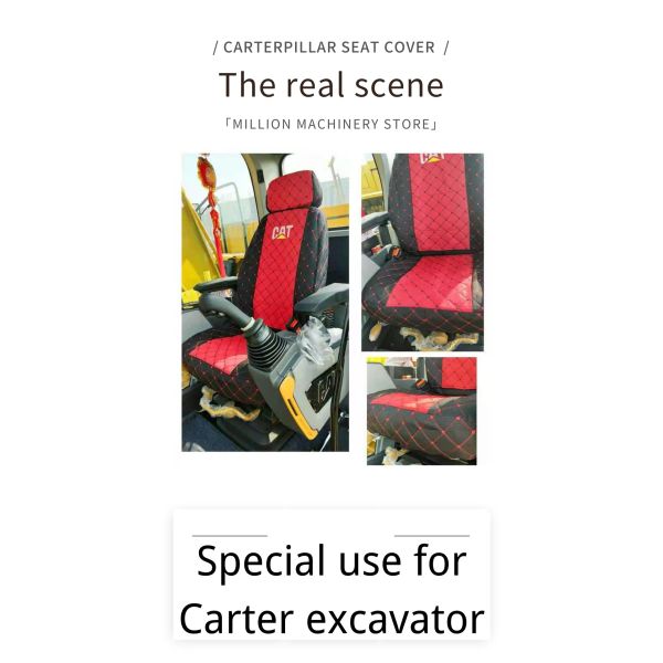 HYUNDAI Seat Cushion Excavator Seat Cover For ERPILLAR DOOSAN HIACHI KATO