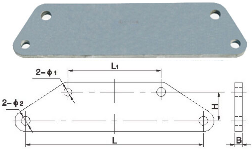 Сформированная лестницей плита хомута горячая - сталь гальванизированная погружением для электричества