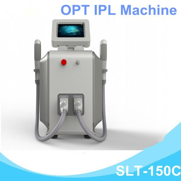 Dual Handles Portable OPT IPL Machine , AFT SHR IPL Super Hair Removal