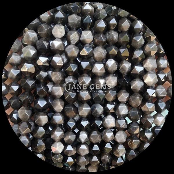 Perles à facettes de diamants multicolores et brins de grès bleu pour la fabrication de bijoux bricolage