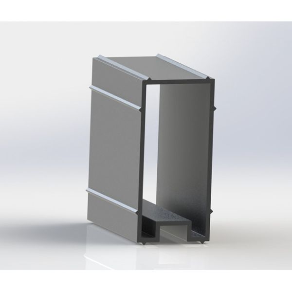 State T5 Aluminum Curtain Wall Extrusions , Curtain Wall Frame Anti Corrosion