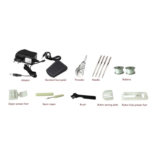 214X134X253MM Flat-Bed Butterfly Overlock Household Sewing Machine Perfect for Home